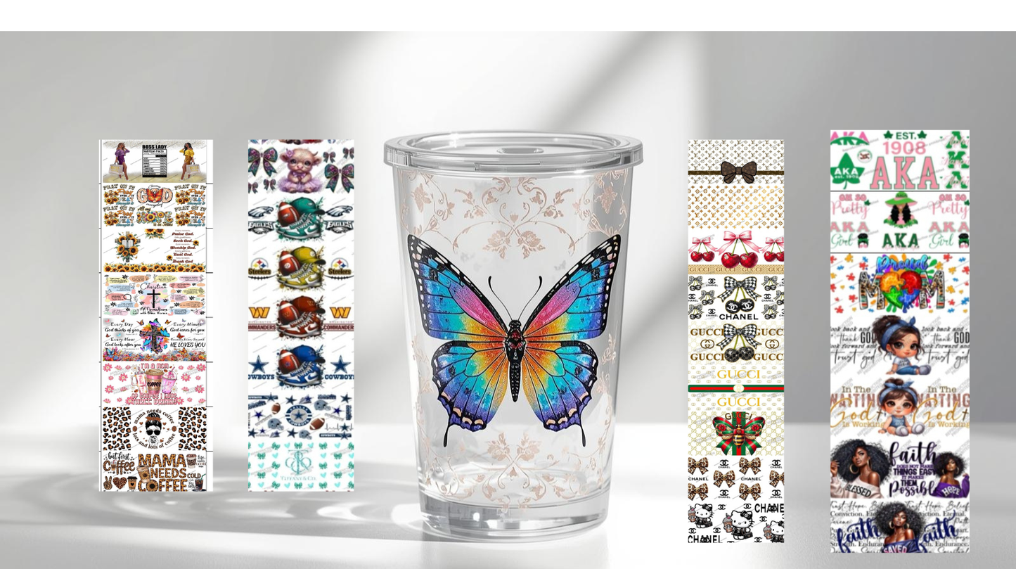 Cup Wraps/Heat Tranfers